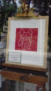 French Bulldog at Green \7 Stone