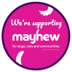 Mayhew logo supporting badge
